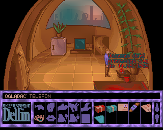 Eksperyment Delfin (Amiga) screenshot: Home sweet home