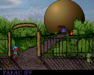 Harold's Mission (Amiga) screenshot: IFF Palace