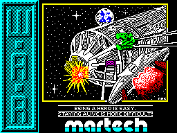 W.A.R (ZX Spectrum) screenshot: Loading Screen