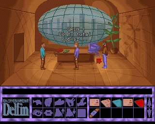 Eksperyment Delfin (Amiga) screenshot: Martens mansion