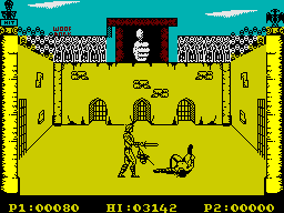 Gladiator (ZX Spectrum) screenshot: Killed him