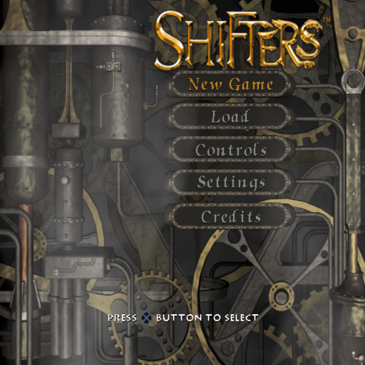Shifters (PlayStation 2) screenshot: The main menu
