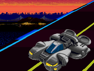 Night Striker (SEGA Saturn) screenshot: Let's go
