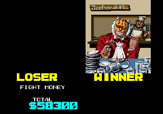 Champion Wrestler (Arcade) screenshot: Winner