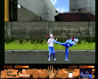 Prawo krwi (Amiga) screenshot: Mission 3 old factory