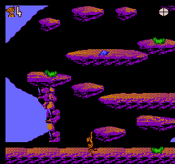 Disney's The Lion King (NES) screenshot: Trying to climb up