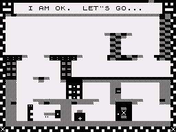 Yoogor (ZX81) screenshot: I've found a key