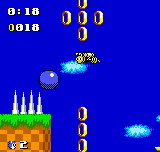 Sonic The Hedgehog Pocket Adventure (Neo Geo Pocket Color) screenshot: Robot Bee