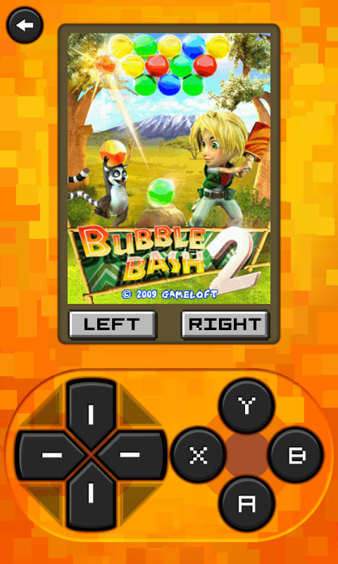 Gameloft Classics: Arcade (Android) screenshot: Bubble Bash 2 - Title screen