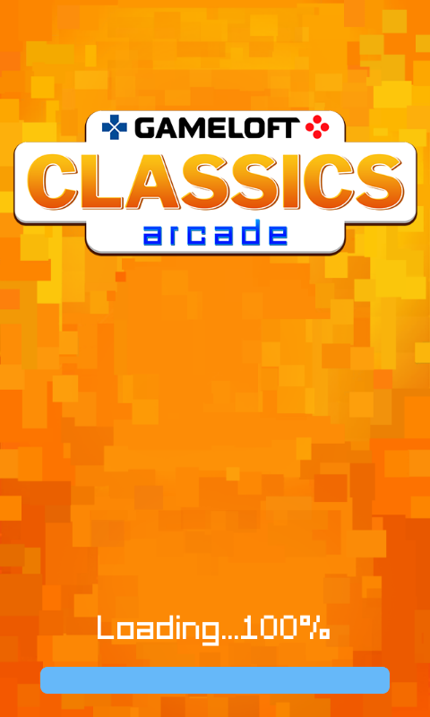 Gameloft Classics: Arcade (Android) screenshot: Loading screen