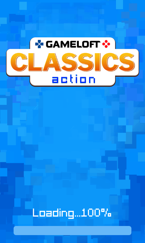 Gameloft Classics: Action (Android) screenshot: Loading screen