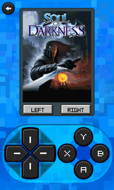 Gameloft Classics: Action (Android) screenshot: Soul of Darkness - Title screen