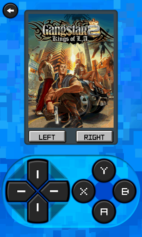 Gameloft Classics: Action (Android) screenshot: Gangstar 2 - Title screen