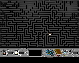 Vicky (Amiga) screenshot: Map