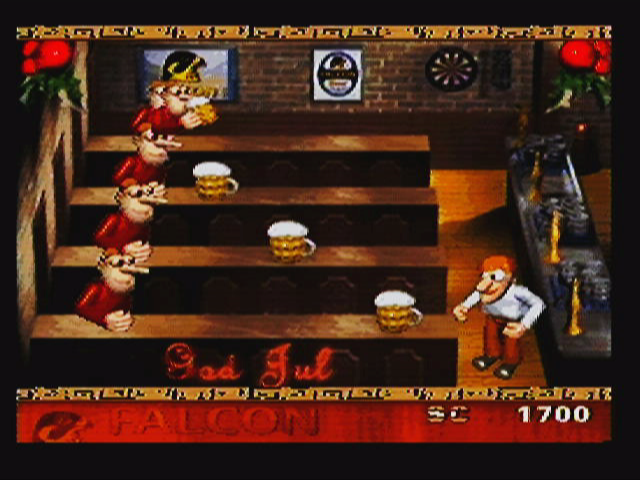Mixberry MGC 105 (Dedicated handheld) screenshot: "Falcon" gameplay