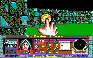 The Catacomb Abyss (DOS) screenshot: Enemies