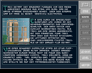 Die Stadt der Löwen (Amiga) screenshot: Game start