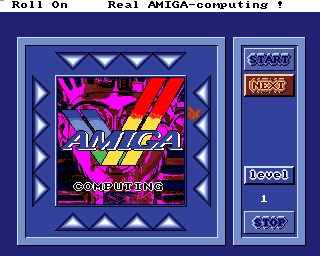 Roll On (Amiga) screenshot: First puzzle