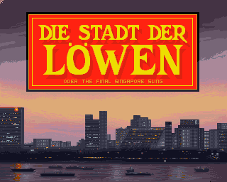 Die Stadt der Löwen (Amiga) screenshot: Title screen