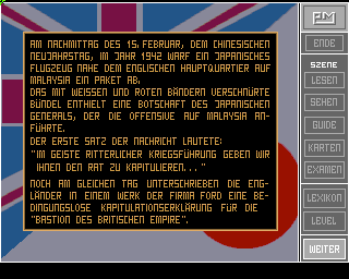 Die Stadt der Löwen (Amiga) screenshot: Introduction