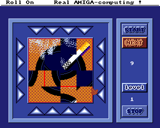 Roll On (Amiga) screenshot: What's this?