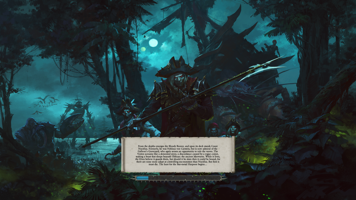 Total War: Warhammer II - Curse of the Vampire Coast (Windows) screenshot: Vampire Coast cutscene