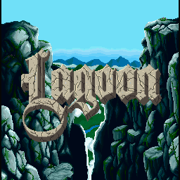 Lagoon (Sharp X68000) screenshot: Title screen