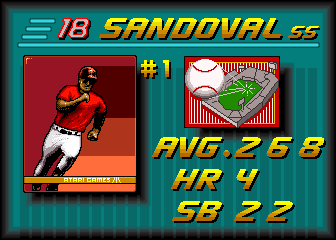 Relief Pitcher (Arcade) screenshot: Here comes the batter.