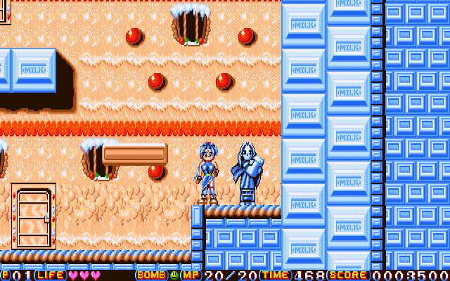 Totsugeki! Mix (PC-98) screenshot: I can hardly tell the difference.