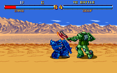 Screenshot of Mobile Suit Gundam (Arcade, 1993) - MobyGames