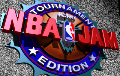 NBA Jam Tournament Edition (Arcade) screenshot: Title Screen.