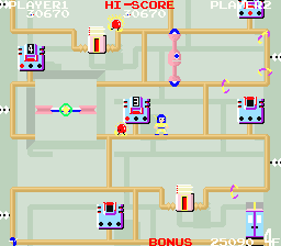 Wily Tower (Arcade) screenshot: Control Rod Room