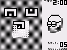 Noir Shapes (ZX81) screenshot: Level 5