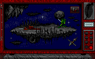 Mad Show (Atari ST) screenshot: Eat vacuum, red scum!