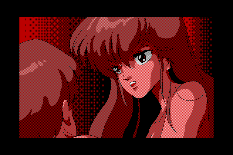 Maison Ikkoku: Kanketsuhen (Sharp X68000) screenshot: Intro, this bit is animated and voiced
