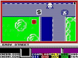 Election (ZX Spectrum) screenshot: On the streets