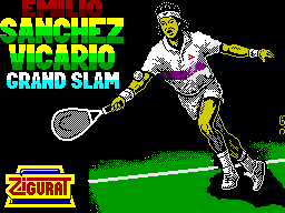 Emilio Sanchez Vicario Grand Slam (ZX Spectrum) screenshot: Loading Screen