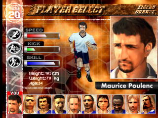LiberoGrande (Arcade) screenshot: Player select.