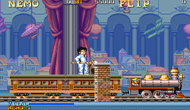 Nemo (Arcade) screenshot: All aboard the sleepy train