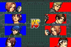 The King of Fighters EX: Neo Blood (Game Boy Advance) screenshot: 4 vs 4