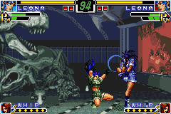 The King of Fighters EX: Neo Blood (Game Boy Advance) screenshot: Mirror match