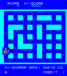 Heiankyo Alien (Arcade) screenshot: Dead.