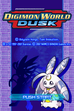 Digimon World: Dusk (Nintendo DS) screenshot: Title screen