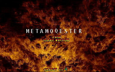 Metamoqester (Arcade) screenshot: Title screen