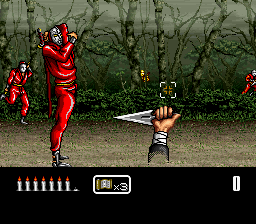 Shien's Revenge (SNES) screenshot: Misty woods
