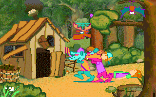 Twins in Trouble (DOS) screenshot: Intro: why, you rascals!