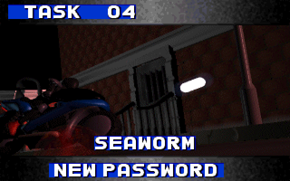 Rapid Assault (DOS) screenshot: Level password