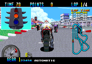 GP Rider (Arcade) screenshot: Ready to race.