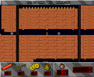 Lost in Mine (Amiga) screenshot: Start of level 31