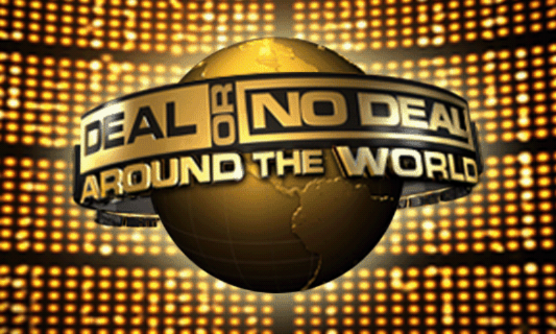 Deal or No Deal: Around the World (Android) screenshot: Title screen